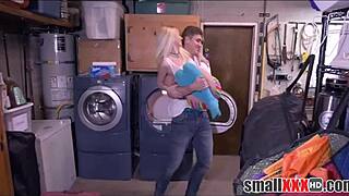 tiny blonde teen 18+ stepsister banged to climax by stepbro outdoors