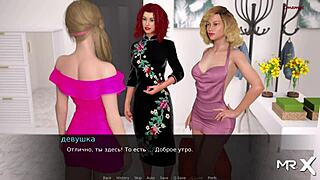 Redhead milf gets creampie in hentai anime 😍