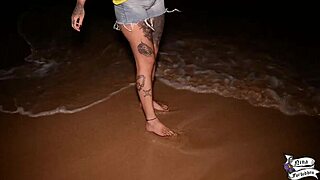 Young African Babe Masturbates To Powerful Squirting Orgasm On Beach