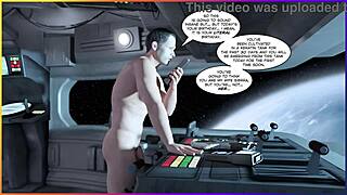 Man fucks android girl resembling his wife in 3D porn comics.