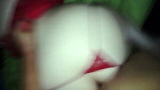 Horny redhead bent over for big cock in homemade scene