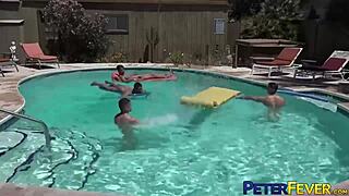 Peterfever Gay Jocks Ken Ott and Jessie Lee Bang Ass in Orgy!