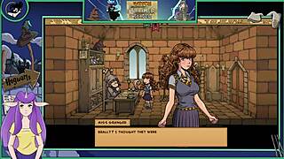 In witch trainer silver part 20, the sexy college teacher with big tits engages in hentai game