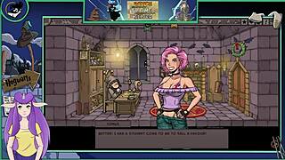 In witch trainer silver part 20, the sexy college teacher with big tits engages in hentai game