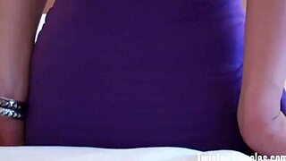 Being teased while in chastity and locked up by a mistress