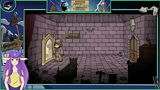 In witch trainer silver part 20, the sexy college teacher with big tits engages in hentai game