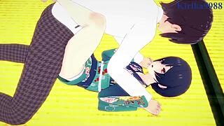 i watch rinze morino and hana suzuki have intense creampie sex in this 3d hentai anime.