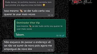 Hey, have you ever seen a submissive wife like Cristina Almeida humiliated?