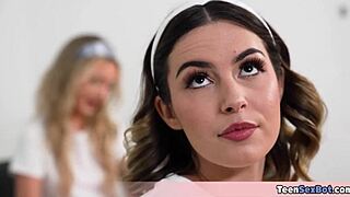 stepdaughters skip cleaning for free use pussy fun