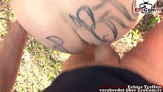 Hey, did you see this German MILF picked up and banged in car?