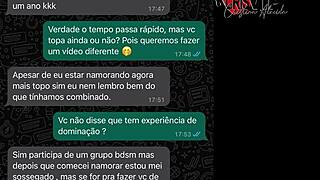 Hey, have you ever seen a submissive wife like Cristina Almeida humiliated?