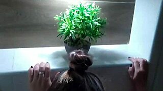 Stepmother seduces and gives a sloppy blowjob in shower