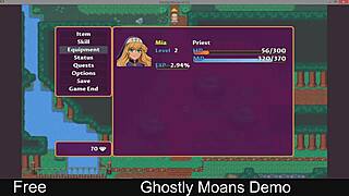 Ghostly moans in a solo anime adventure