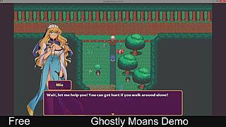 Ghostly moans in a solo anime adventure