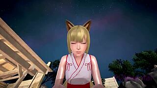 the helpful fox senko-san in maid cosplay, ready for some hentai action.