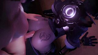 Tracer Enjoys Passionate Spa Anal Assfucking in 3D Hentai