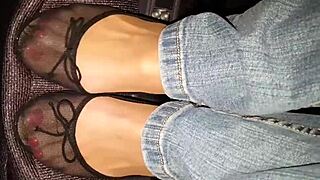 Intimate webcam anal session with european milf