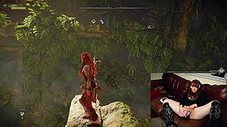 Gamer sluts forget webcam is still running.