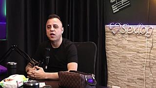 In the dogging kit, Freddy the king reveals what's inside, but without a condom, he goes non-stop in sheer red lingerie.