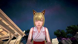 the helpful fox senko-san in maid cosplay, ready for some hentai action.