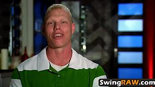 Actual Footage Of Brunette Slut Banging In Playboy Mansion's Red Room Orgy!