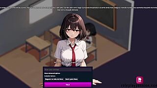 Asian teen student fucks artificial intelligence in web chat hentai