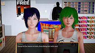 my new family episode 359 with redhead amateur. homemade cartoon style adds fun twist.