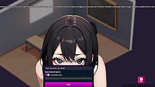 Asian teen student fucks artificial intelligence in web chat hentai