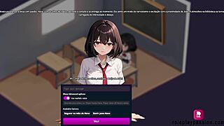 Asian teen student fucks artificial intelligence in web chat hentai