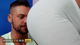 busty czech sofia lee gets pounded during workout at brazzers! 💪