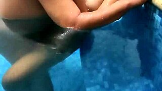 A mature man invites us to his pool for some fun in the sun and other activities