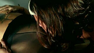 Sexy Secretary in Pantyhose Enjoys Lesbian Cunilingus and Ass Licking Roleplay