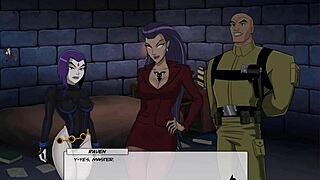 i stroke big tits redhead in dc comics hentai orgasm