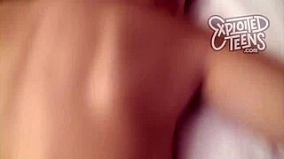 19 yr old stars in her first hardcore amateur adult video