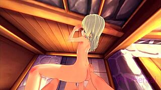 Trap Elf Maid Helps You Wash!