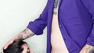 i cum in her mouth, did you see that?