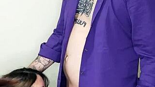 i cum in her mouth, did you see that?