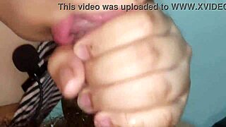 pinay teen gf gives sloppy blowjob