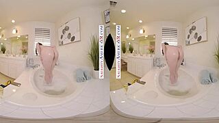 Naughty America - Alyx Star Craves Cock in Bath Tub.