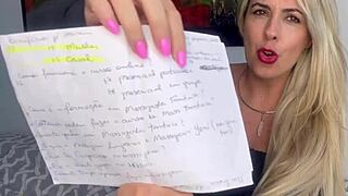 What If The Client Cums During The Massage! Joyce Gumiero's Hot Session.