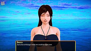 my new family plays a game together