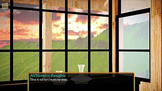 my new family plays a game together