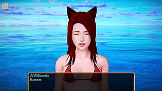 my new family plays a game together