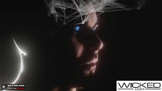 Freya Parker bends over for deepthroat and rides cock hard