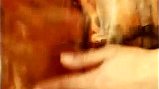 Private shower scene with a taboo theme of a step-father spying on his step-daughter