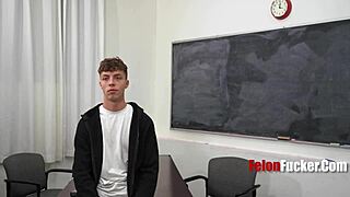 Thief's Punished Cock in Garage Encounter