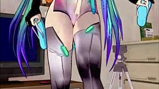 Cure For Me Cartoon With Striptease And Dancing