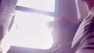 Mexican Amateur Sucks Cock on Public Bus! Wow, So Risky!