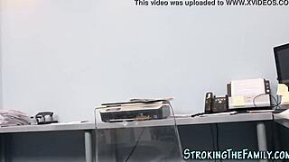 Little teen stepdaughter chats casually about family