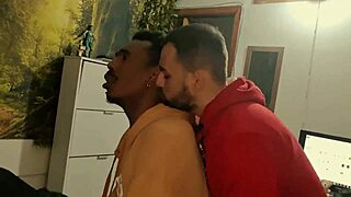Rafael Bolt moans loudly as he enjoys bareback pleasure with his black lover.